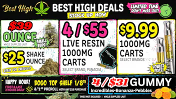 Best High Dispensary - Bryant St 🔥$39/OZ BUDS | $9.99 VAPES 1g💚4/$31 GUMMIES😃
