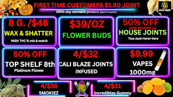 Best High Dispensary 🤑50% OFF TOP SHELF 8th☘️$39/OZ BUD🔥$9.99 VAPE 1G
