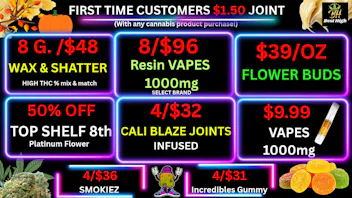Best High Dispensary 🤑$39/OZ BUD🔥50% OFF TOP SHELF 8th💚$9.99 VAPE 1G
