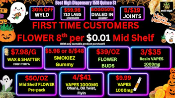 Best High Dispensary 🔥$5.98 SMOKIEZ🤑$39/OZ BUD💚5/$19 JOINT mix&match