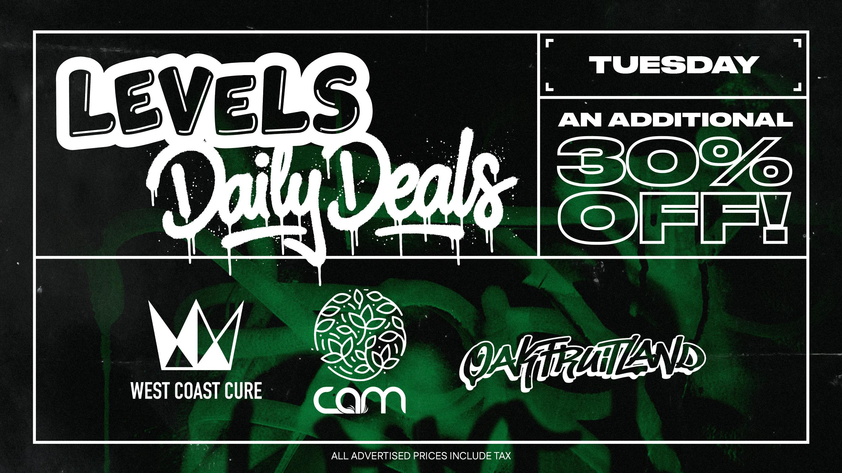 Levels - Fresno Tuesday Deal: An Additional 30% Off!