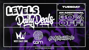 Levels - Merced Tuesday Deal: An Additional 30% Off!