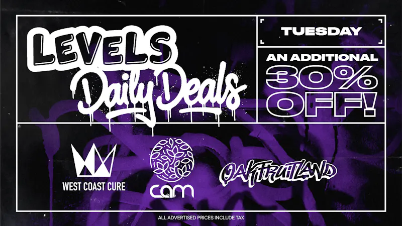 Levels - Modesto Tuesday Deal: An Additional 30% Off!