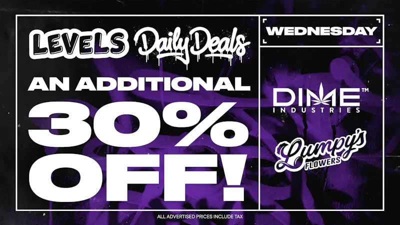 Levels - Modesto Wednesday Deal: An Additional 30% Off!