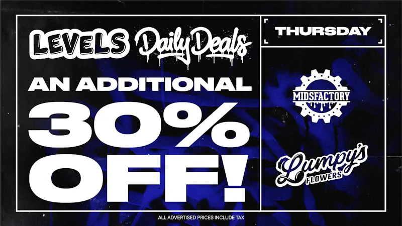 Levels - McHenry Thursday Deal: An Additional 30% Off!