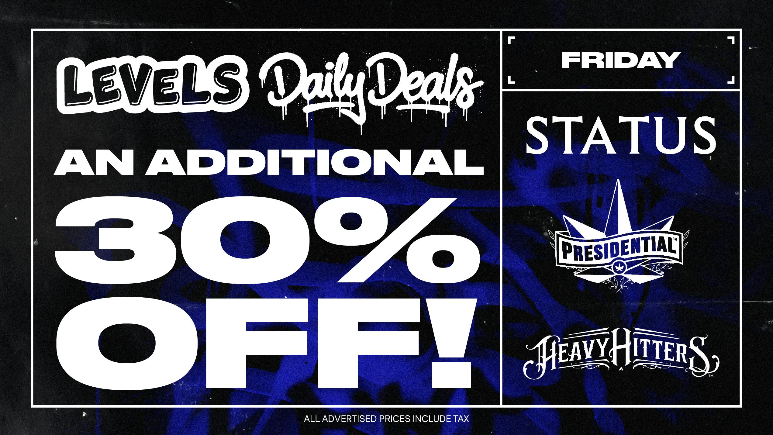 Levels - McHenry Friday Deal: An Additional 30% Off!