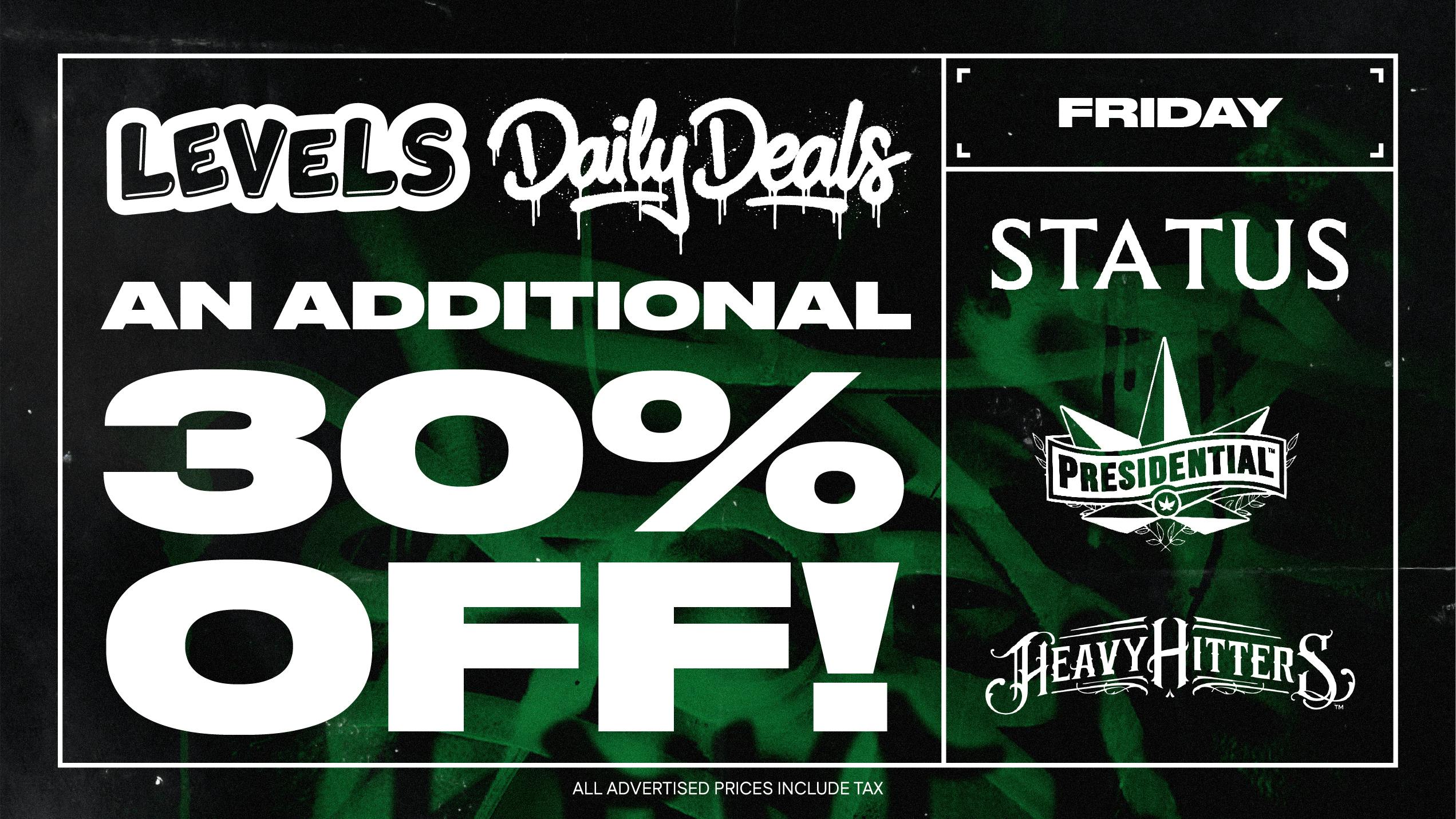 Levels - Fresno Friday Deal: An Additional 30% Off!