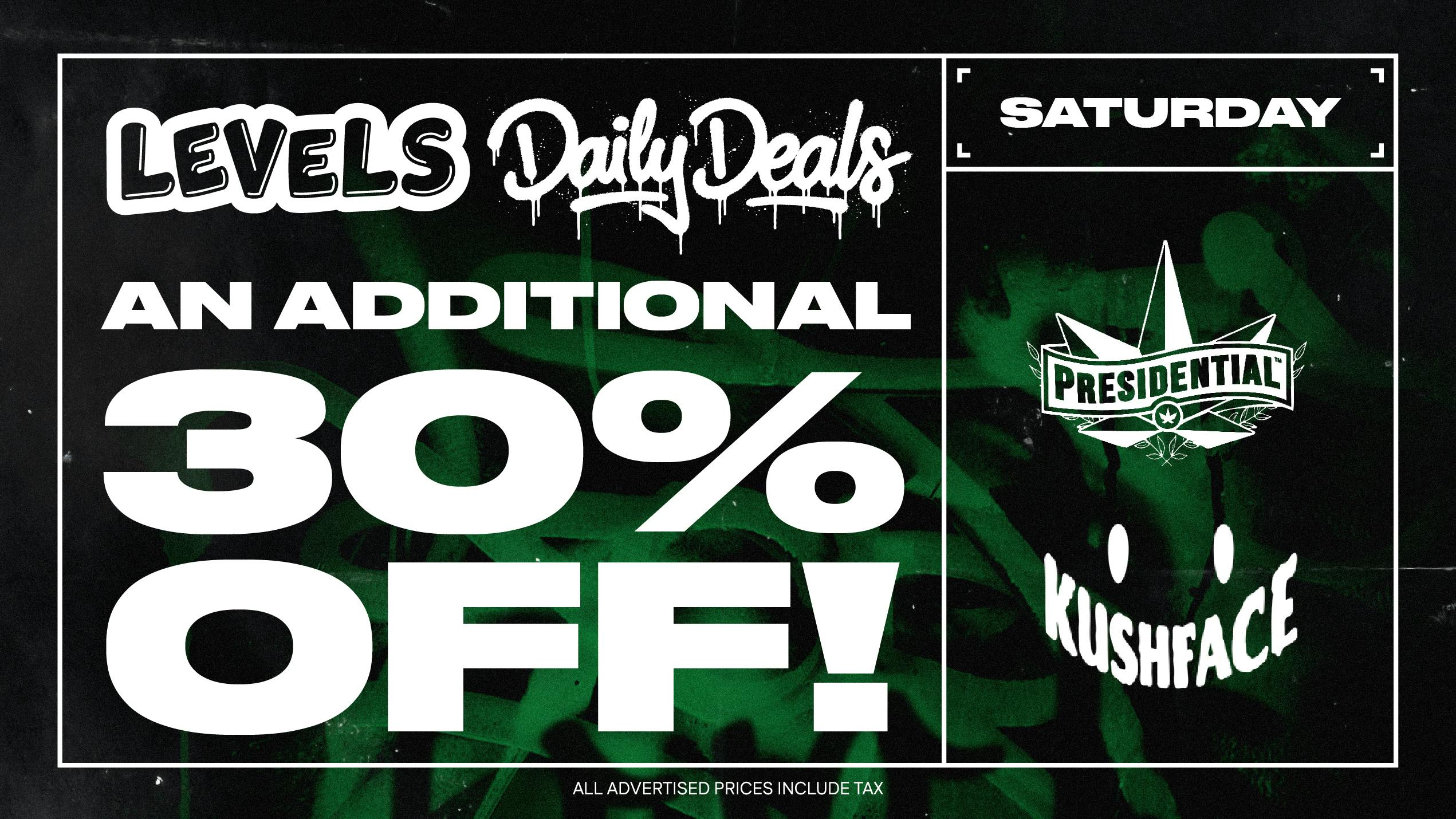Levels - Fresno Saturday Deal: An Additional 30% Off!