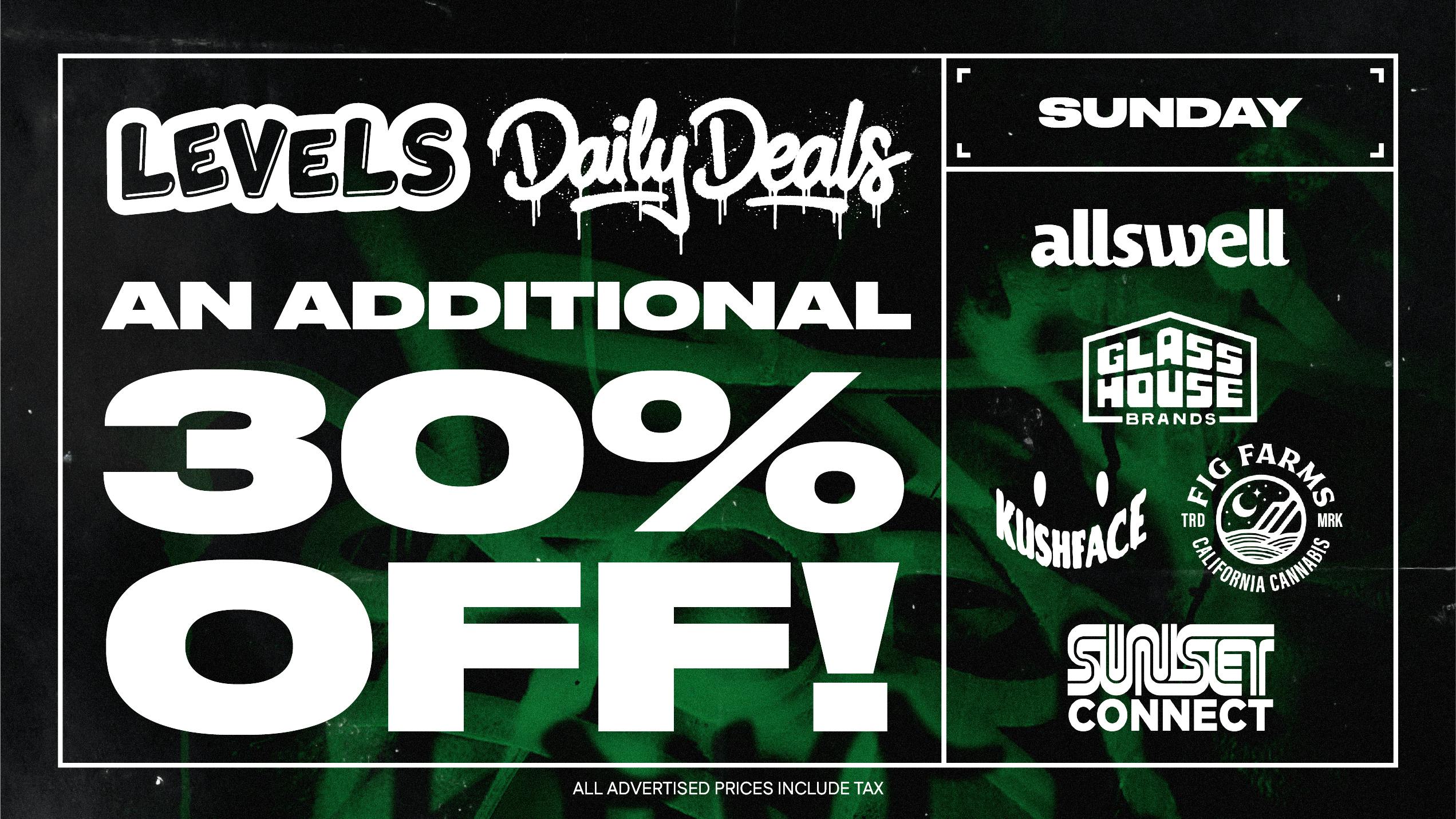Levels - Fresno Sunday Deal: An Additional 30% Off!
