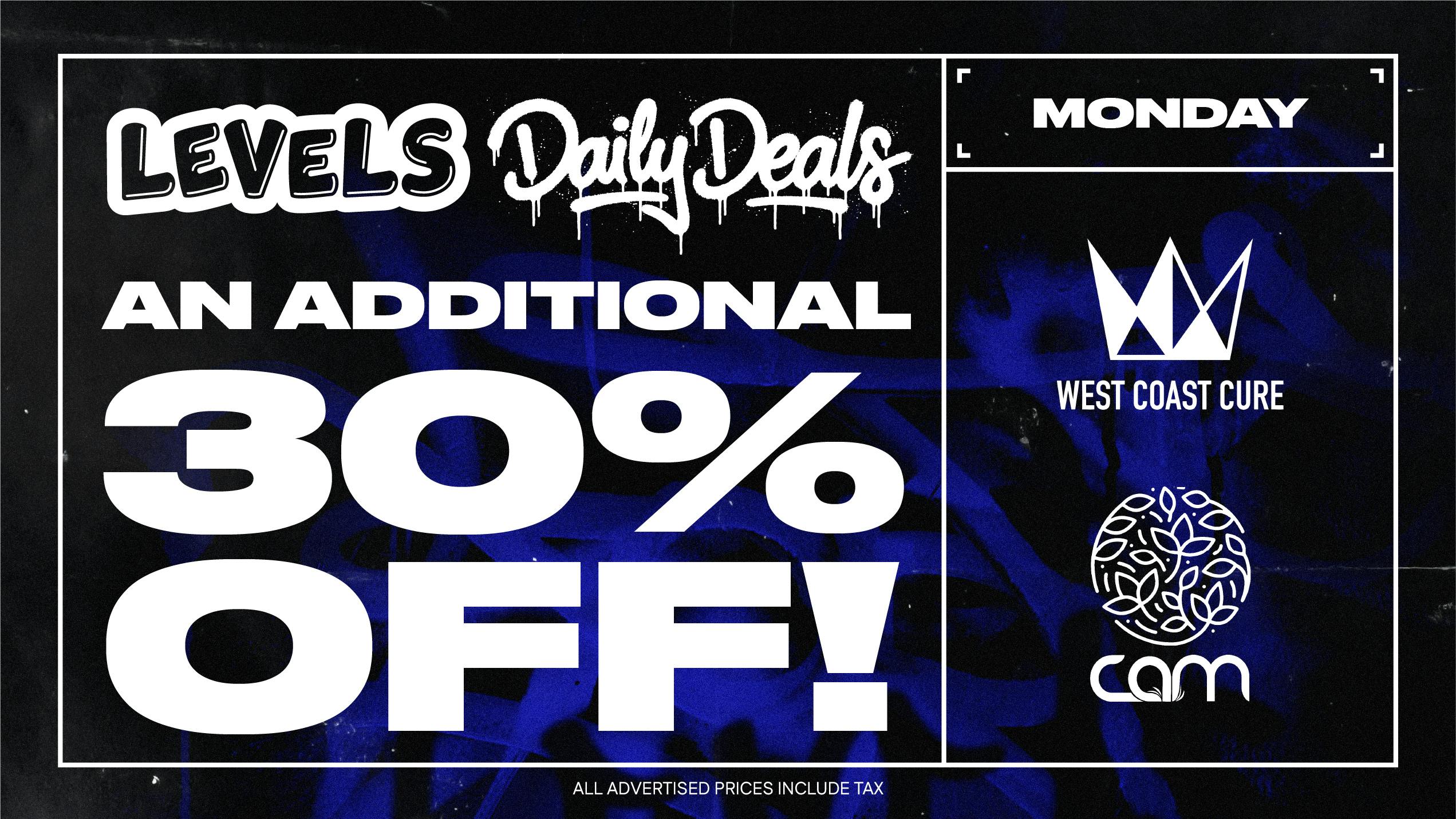Levels - McHenry Monday Deal: An Additional 30% Off!