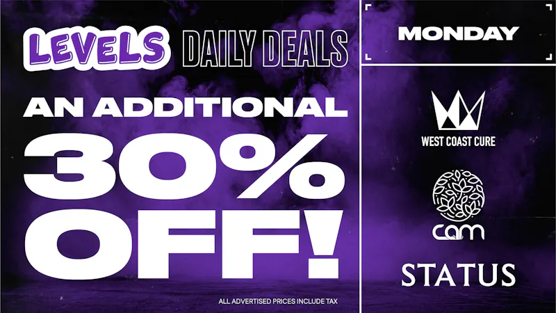 Levels - Modesto Monday Deal: An Additional 30% Off!