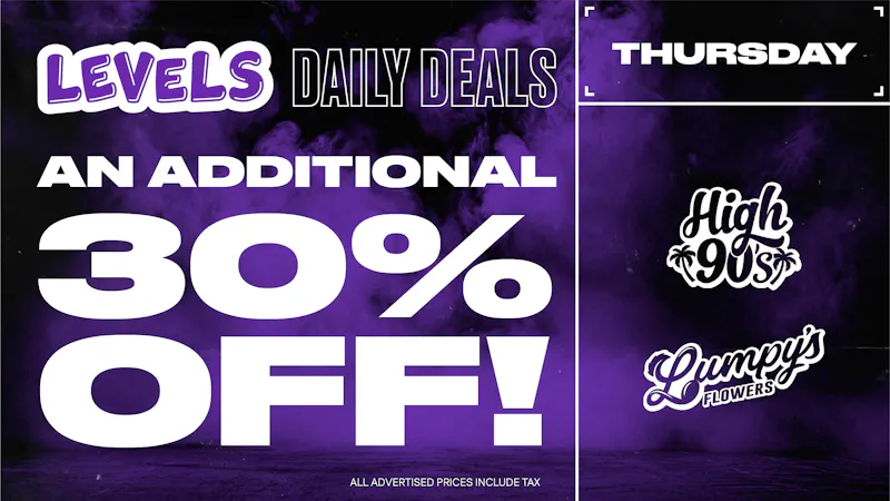 Levels - Merced Thursday Deal: An Additional 30% Off!