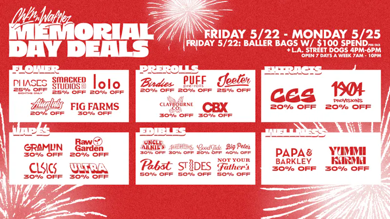 Chkn 'n Wafflez 50% off ALL ST. IDES / PABST / NOT YOUR FATHERS
