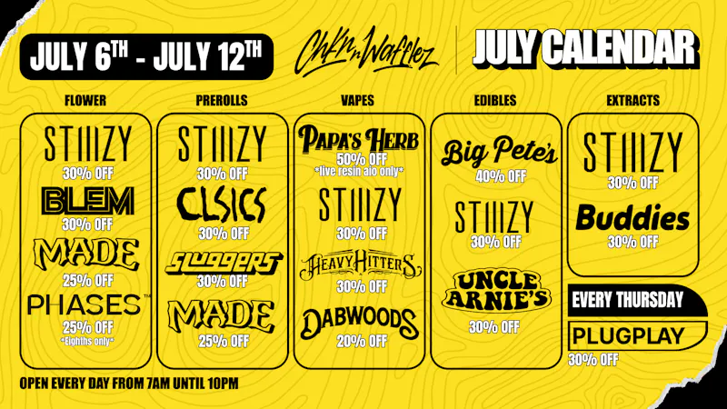 Chkn 'n Wafflez Weekly Deals 7/6 - 7/10: MAJOR SAVINGS!