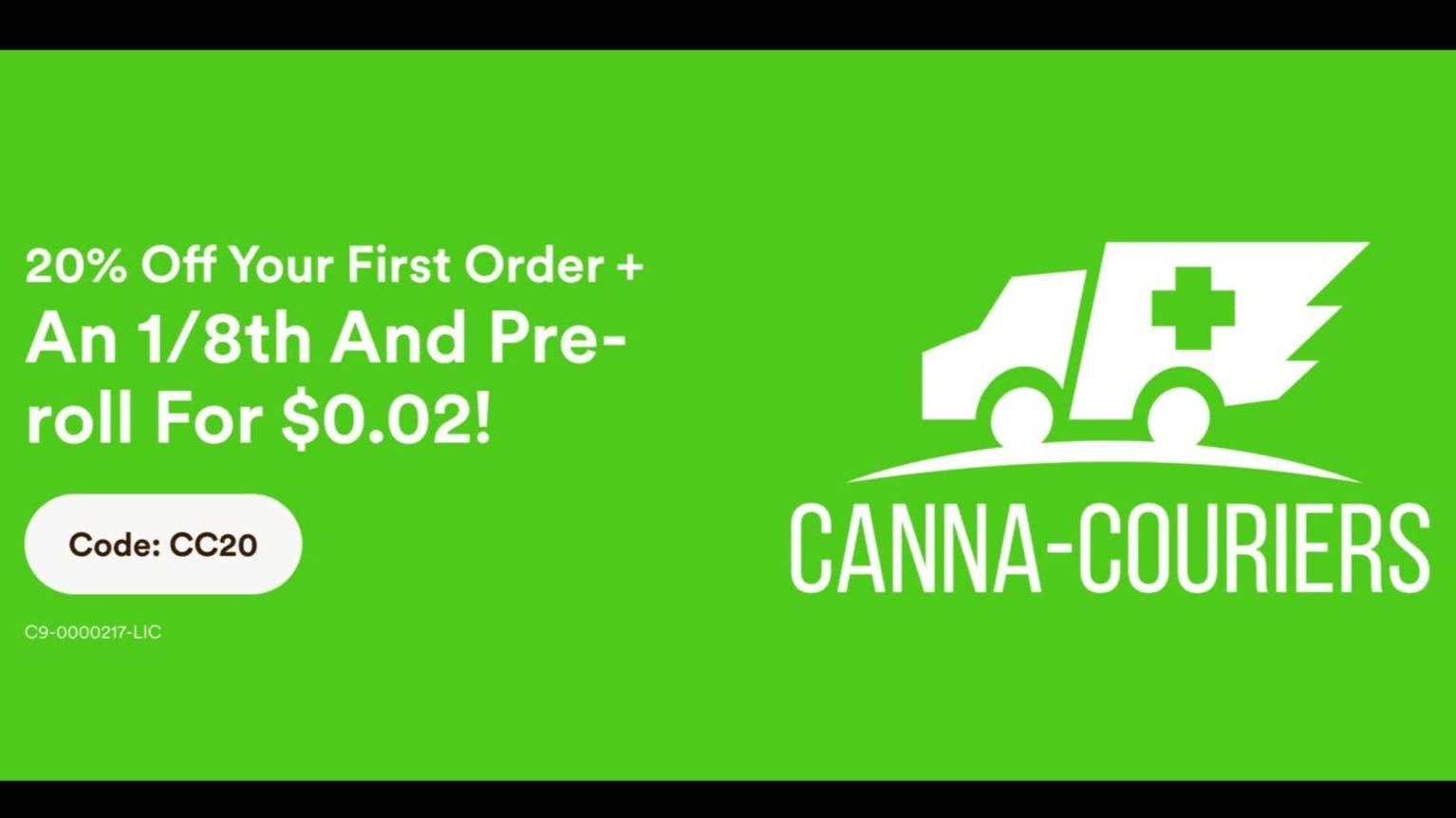 Canna-Couriers 20% OFF + GIFTS!