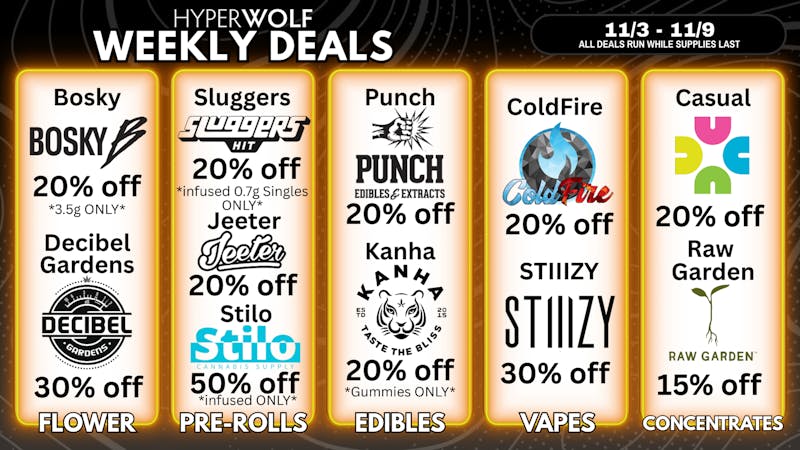 Hyperwolf - Temecula Up to 50% Off ‼️ Raw Garden, Jeeter + MORE!