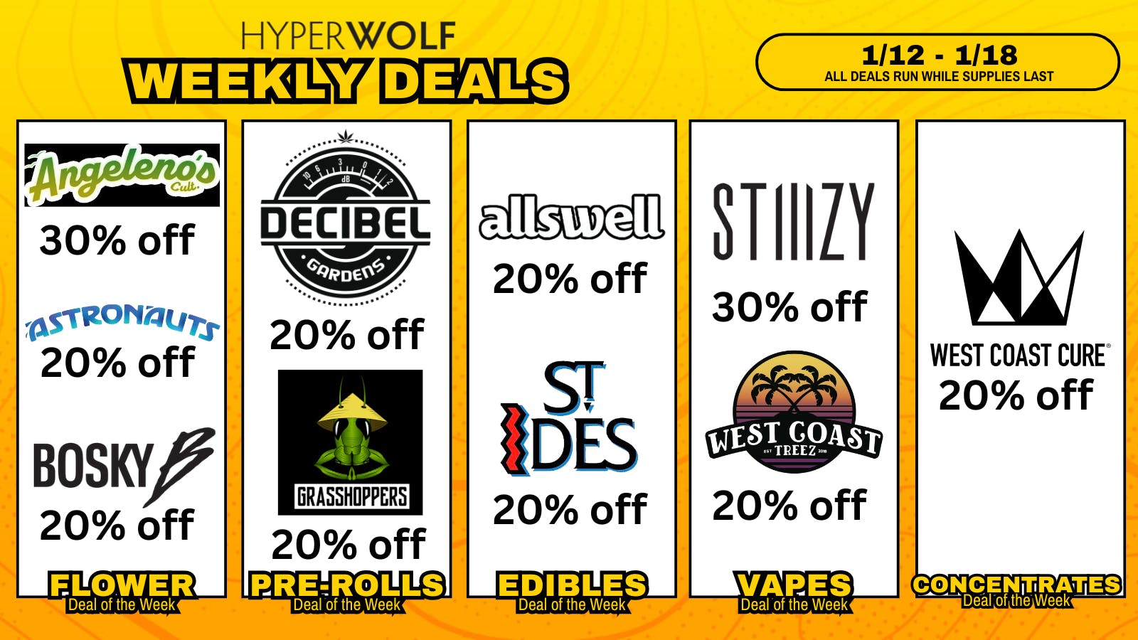 Hyperwolf - Upland Up to 30% OFF: Decibel Gardens, Bosky + MORE! 💥