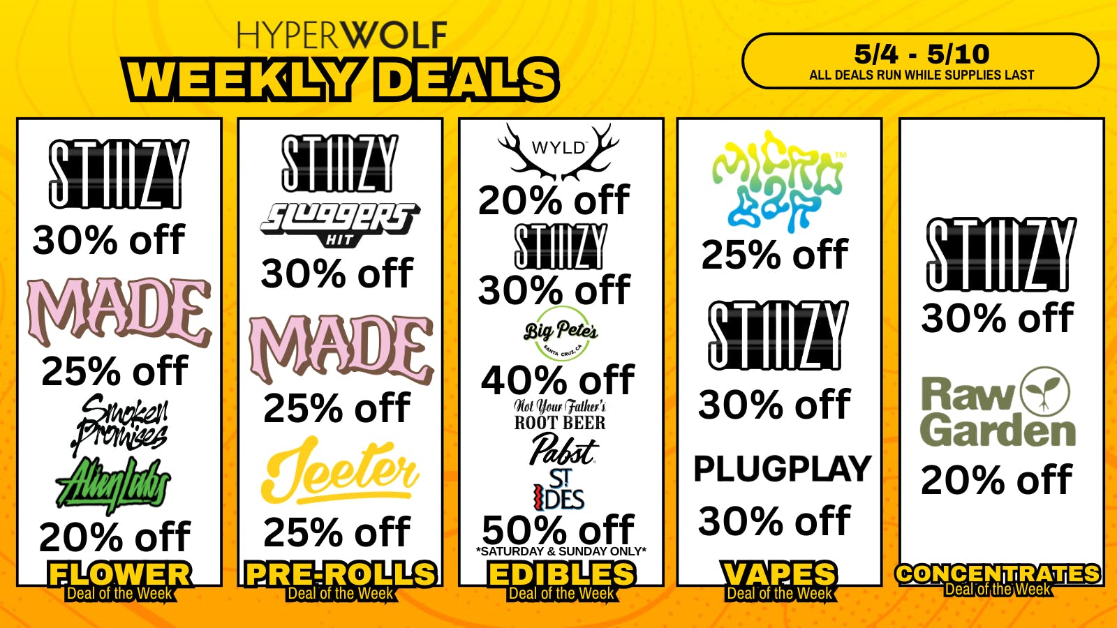 Hyperwolf - Corona / Norco Up to 50% OFF: Raw Garden, Wyld, Alien Labs + MORE