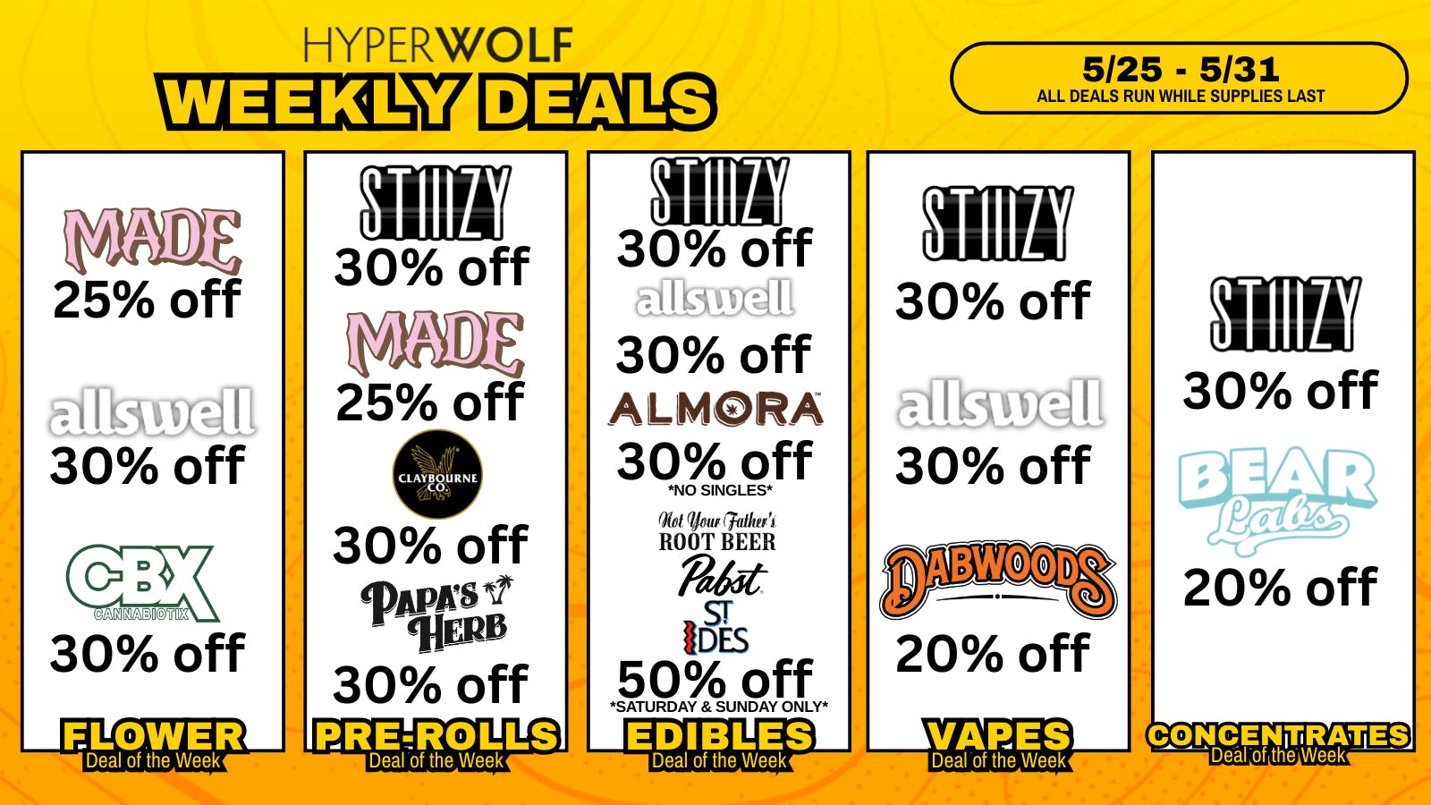 Hyperwolf - Upland Up to 50% off: CBX, Allswell, Dabwoods + MORE! 🔥