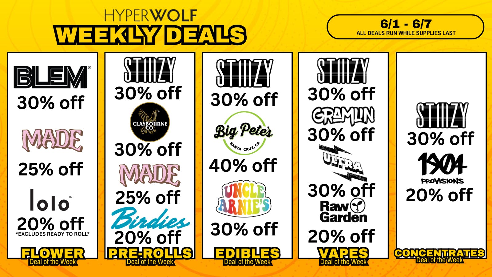 Hyperwolf Up to 40% Off: Claybourne, Raw Garden + MORE!