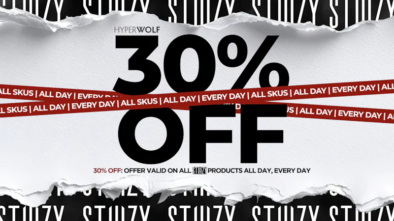 Hyperwolf - Ontario / Montclair 30% OFF STIIIZY: All Day, EVERYDAY.