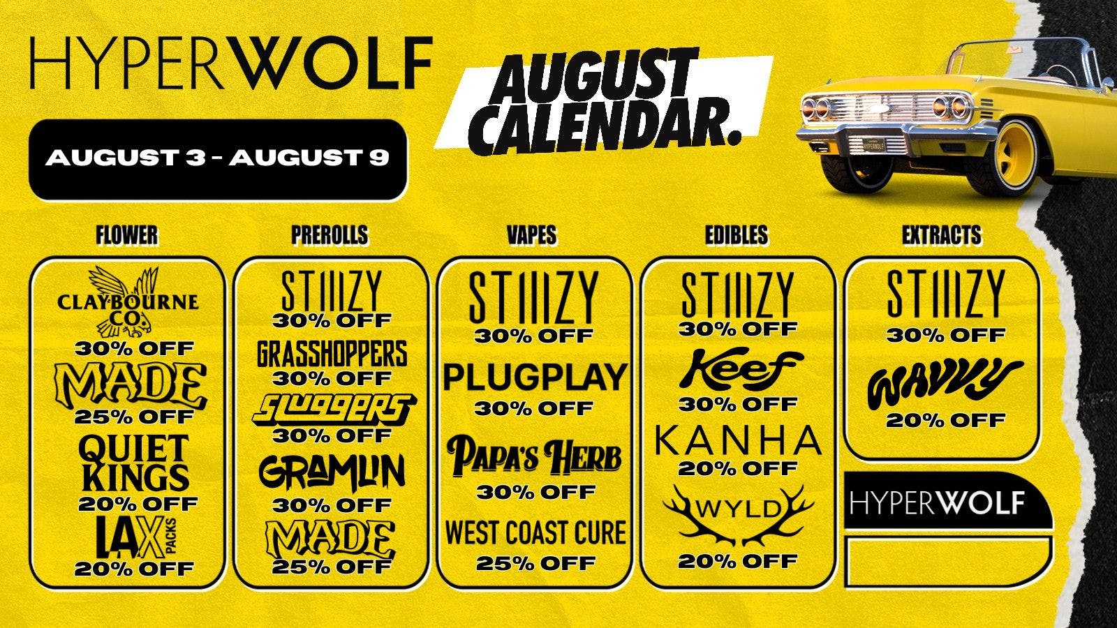 Hyperwolf - Temecula Up to 30% off: Claybourne, Papa's Herb + MORE! ☀️