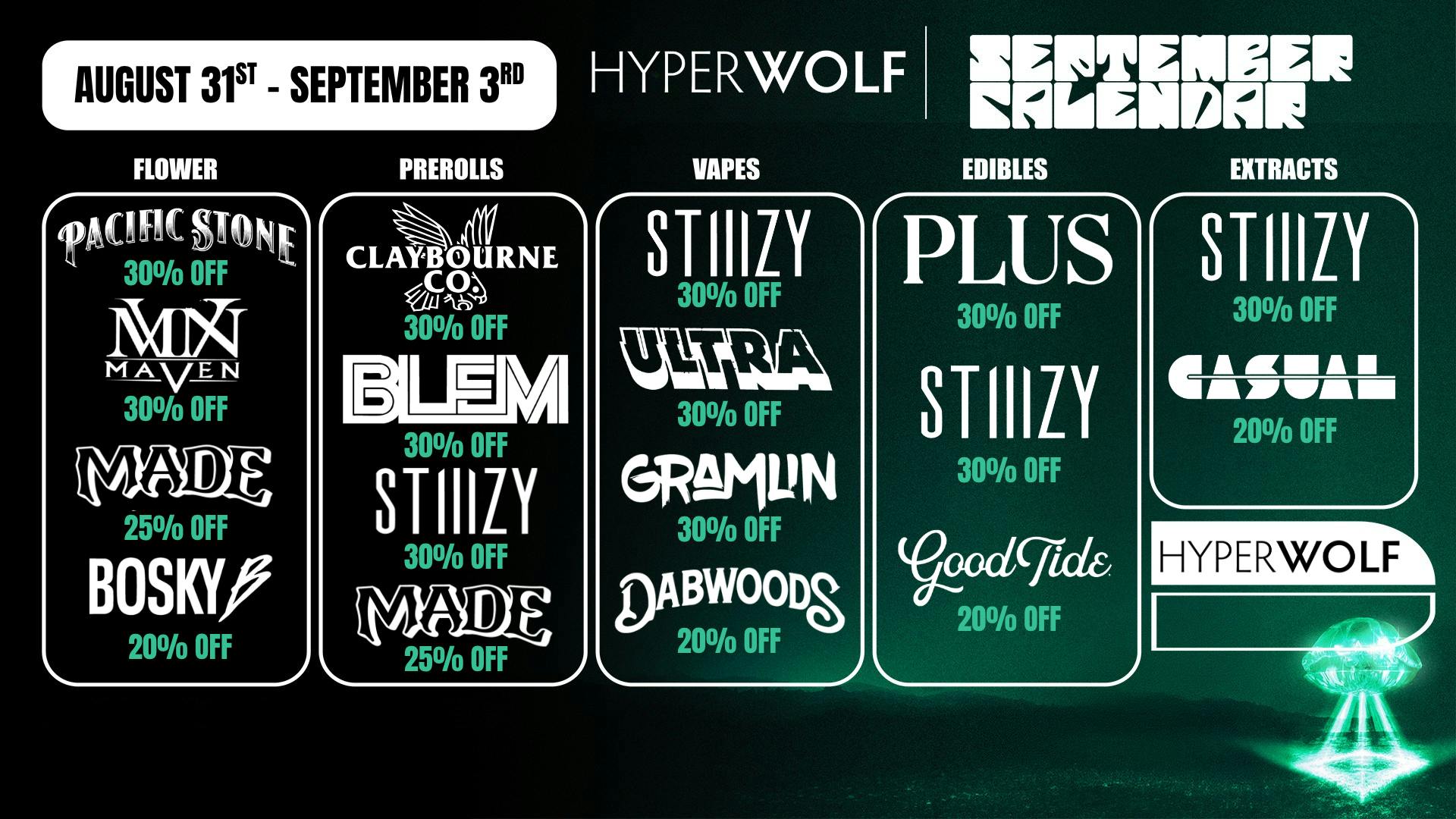 Hyperwolf - Corona / Norco Up to 30% Off: Bosky, BLEM, Claybourne + MORE!