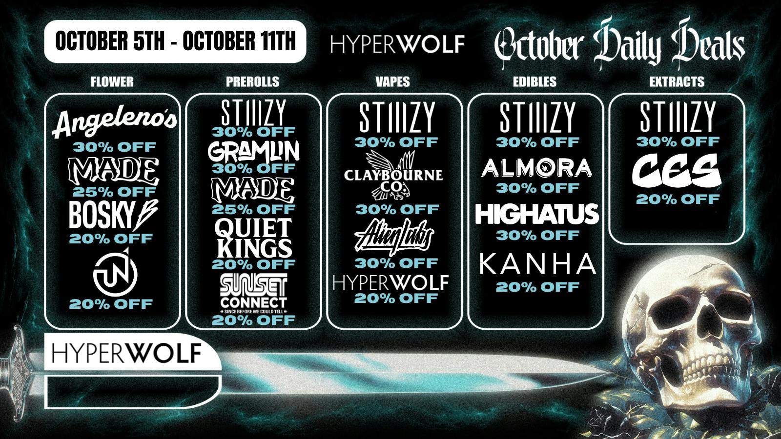 Hyperwolf - Riverside Up to 30% OFF: Alien Labs, Bosky, Kanha + MORE! 🎃