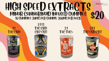 Natural Relief Dispensary HIGH SPEED GUMMIES