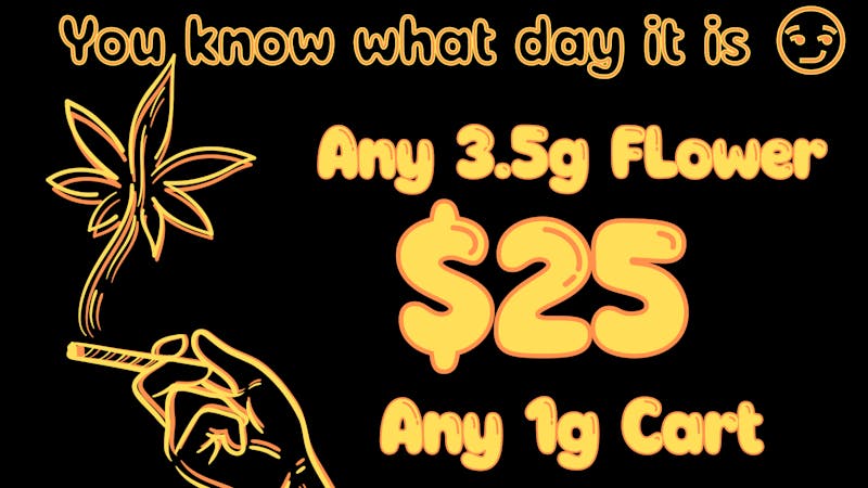 420 Holiday - Bay St. Louis ANY 3.5g Flower OR ANY 5/10 1g Cart for just $25!