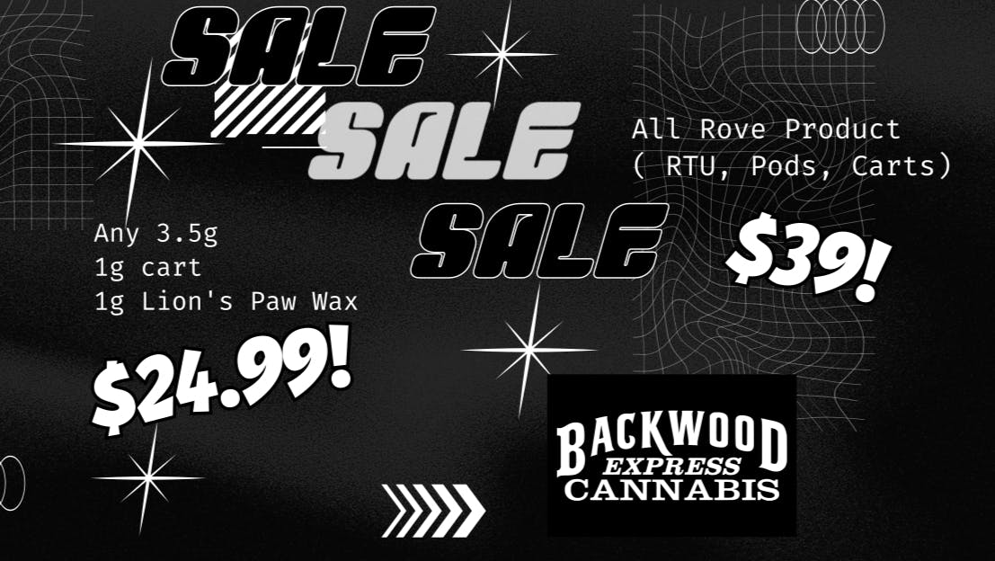 Backwood Express - Waveland - OPENS NOV. 1ST! $24.99 Holiday Deals!!