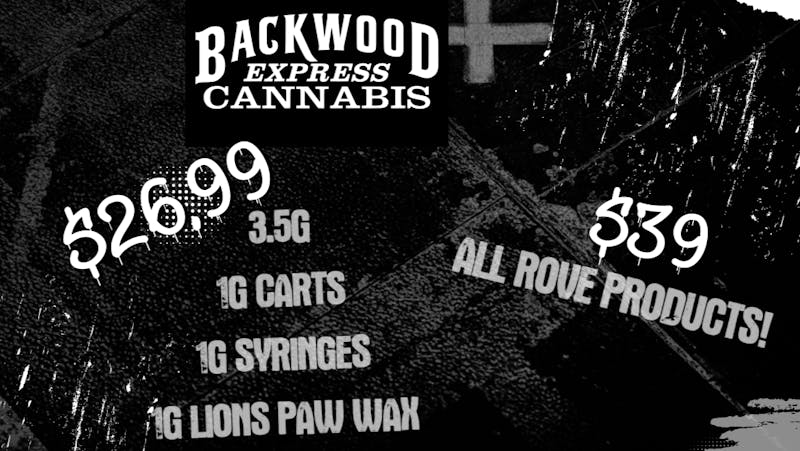 Backwood Express Cannabis 🚨It's the sound of the alarm -- $26.99!🚨
