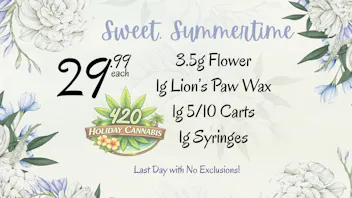420 Holiday - Ocean Springs $29.99 DEALS AT 420 HOLIDAY!!