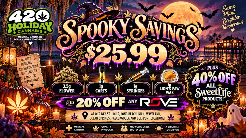 420 Holiday - Bay St. Louis Midnight Medicine – $25.99 Spooky Savings