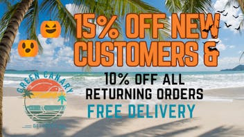 Green Canary 15% OFF NEW CUSTOMERS!