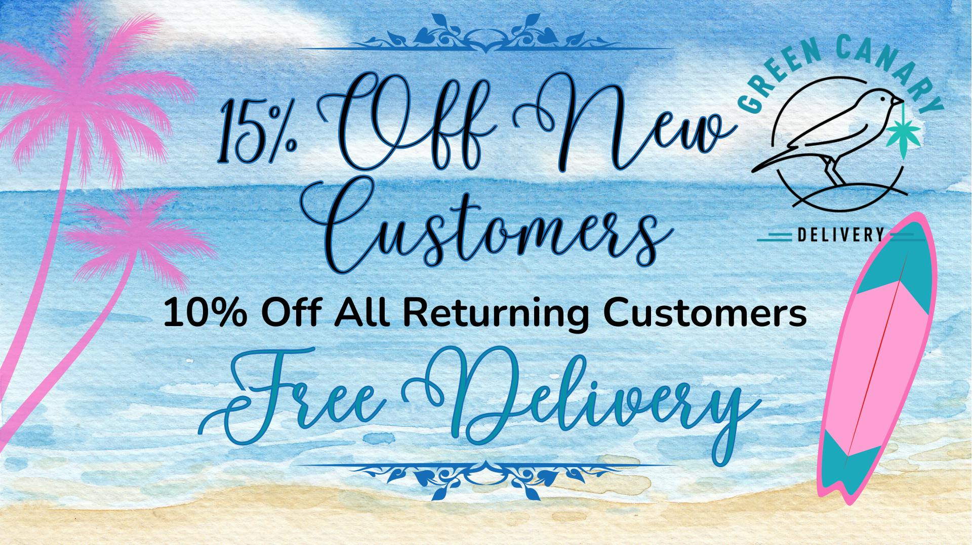 Green Canary 15% OFF NEW CUSTOMERS!