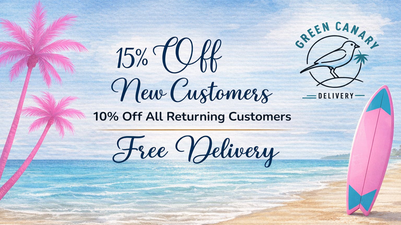 Green Canary 15% OFF NEW CUSTOMERS!