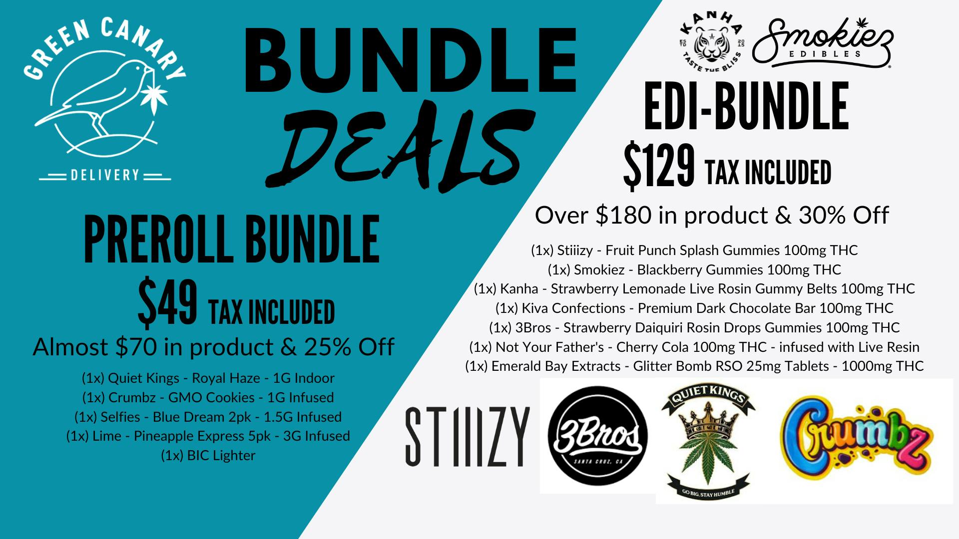 Green Canary Bundle & Save up to 30% OFF