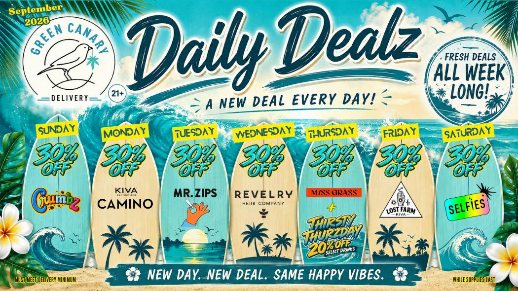 Green Canary 🗓️ New Daily Dealz!! 🗓️