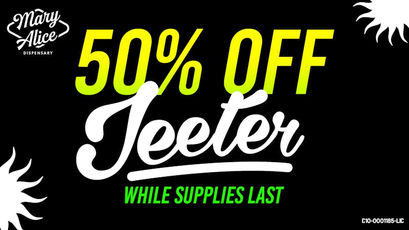 Mary Alice 50% OFF Jeeter - ON NOW