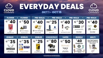 Cloud Cannabis - Downtown Fulton - Recreational 50% off Select HM Flower - 30% off Moonrocks