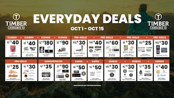 Timber Cannabis Co - Muskegon 30% off Deli Moonrocks/SnowCaps - 2/$180 14g Jars
