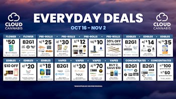 Cloud Cannabis - Ann Arbor - REC 21+ First Time Customers 50% off Deli + 30% Storewide!