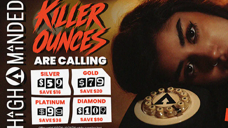 Cloud Cannabis - Detroit - REC 21+ Croptober Ounce Sale - Up to 45% off