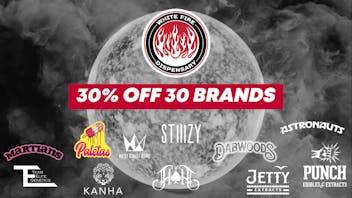 White Fire 30 BRANDS FOR 30% OFF AT WFSJ!