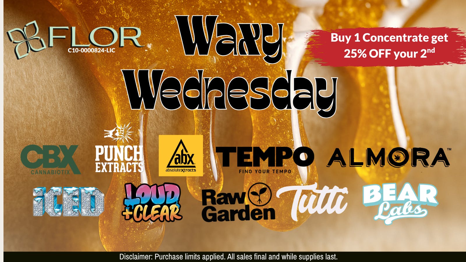 FLOR Waxy-Wednesday, at Flor Union City!