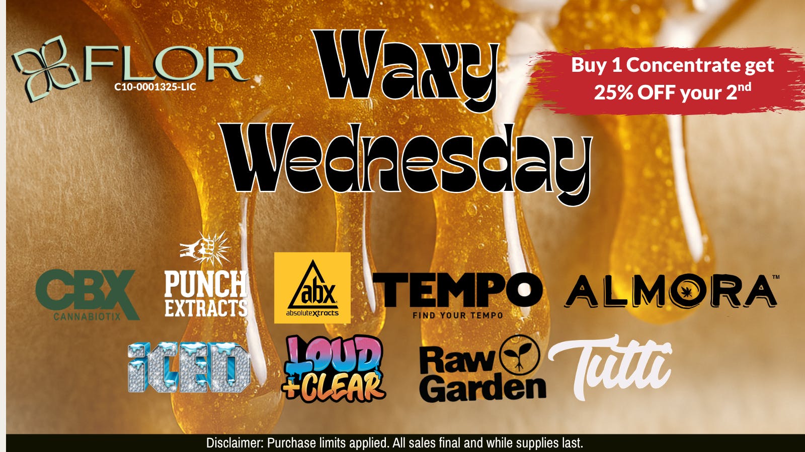FLOR- Redwood City Waxy-Wednesday, at Flor Redwood City!