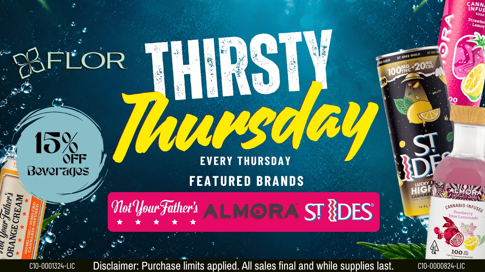 FLOR- Redwood City Thirsty Thursdays, at Flor!