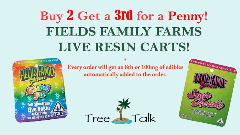 Tree Talk - Elk Grove Buy 2 Field Family Carts Get 3rd For 1 Cent