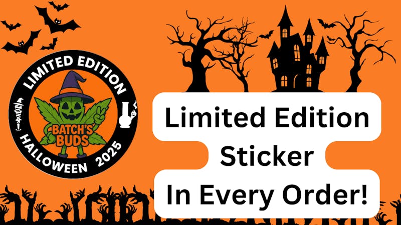 Batch's Buds Limited Edition Sticker in every order!